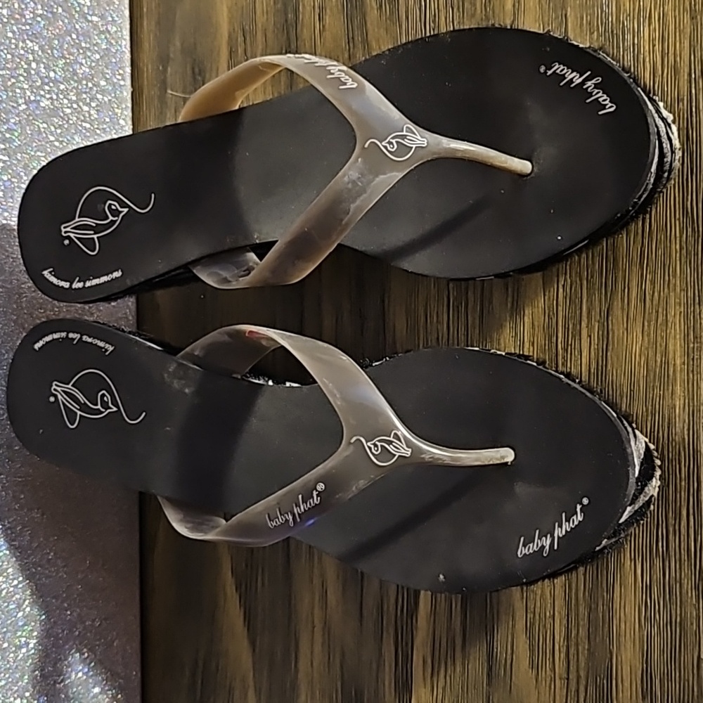 Baby Phat wedge sandles